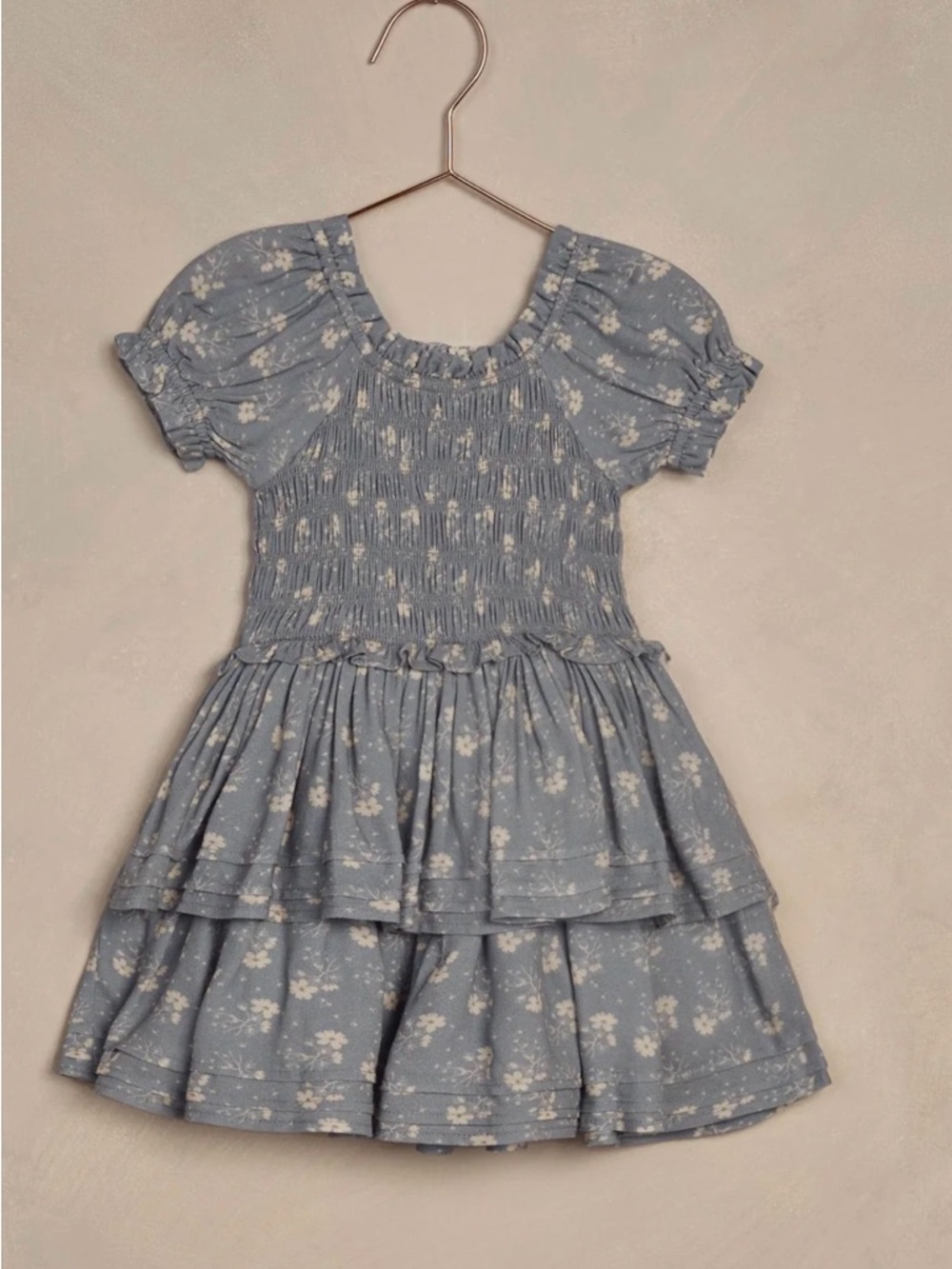 Noralee Cosette Dress Blue Ditsy Size 10Y